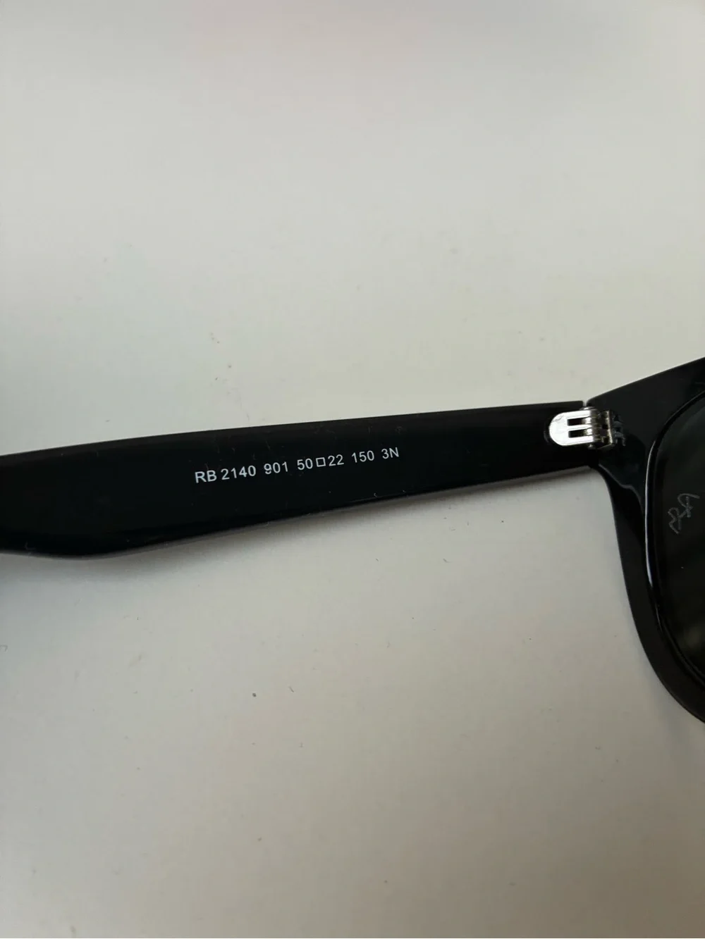 Ray-Ban Black Wayfarer Sunglasses with Dark Lenses